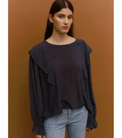 BLUSA PLUMETI VOLANTES