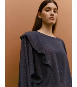 BLUSA PLUMETI VOLANTES