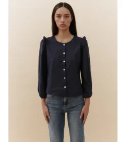 BLUSA RECTA BOTONES