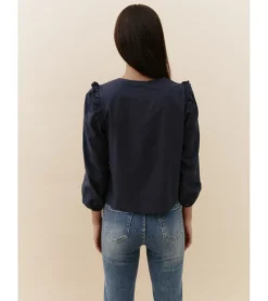 BLUSA RECTA BOTONES