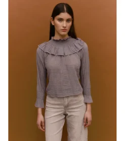BLUSA ROMÁNTICA ALGODÓN