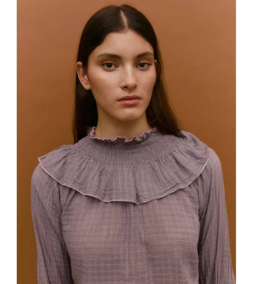 BLUSA ROMÁNTICA ALGODÓN