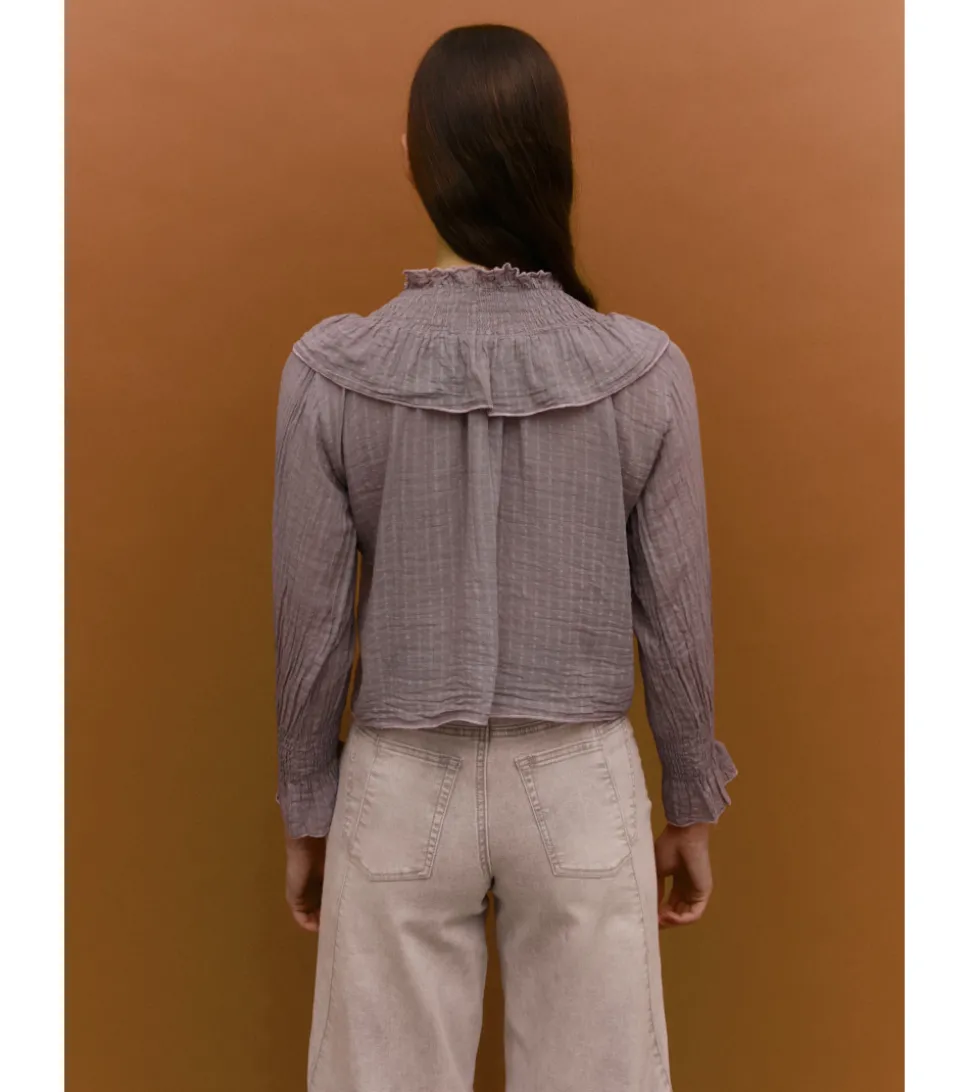 BLUSA ROMÁNTICA ALGODÓN