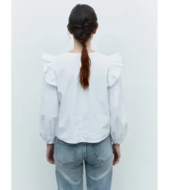 BLUSA RÚSTICA VOLANTES