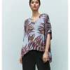 BLUSA SATEN HOJAS