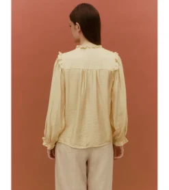 BLUSA SATINADA TEXTURA