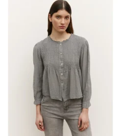 BLUSA TEXTURA BOTONES