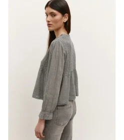 BLUSA TEXTURA BOTONES