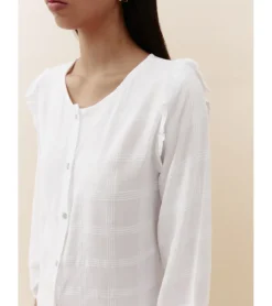 BLUSA TEXTURA CUADROS