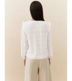 BLUSA TEXTURA CUADROS