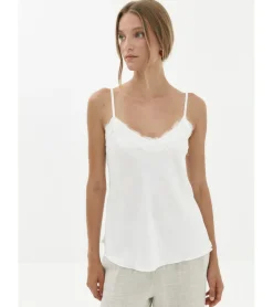 BLUSA TIRANTES SATINADA