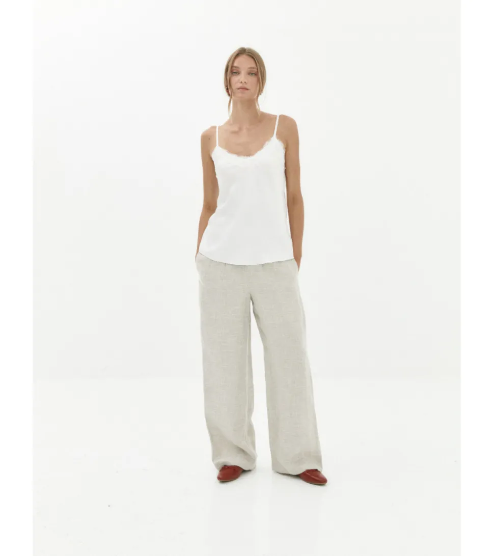 BLUSA TIRANTES SATINADA