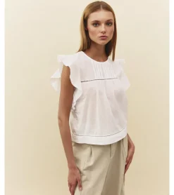 BLUSA VOLANTE HOMBRO