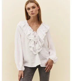 BLUSA VOLANTE LAZADAS