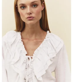 BLUSA VOLANTE LAZADAS