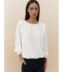 BLUSA VOLANTES HOMBRO