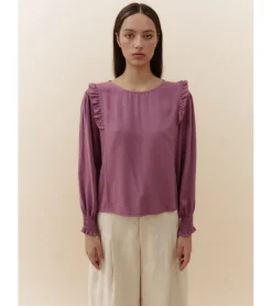 BLUSA VOLANTES HOMBRO