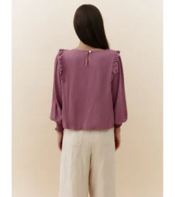 BLUSA VOLANTES HOMBRO