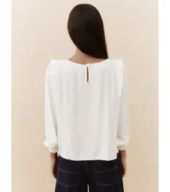 BLUSA VOLANTES HOMBRO