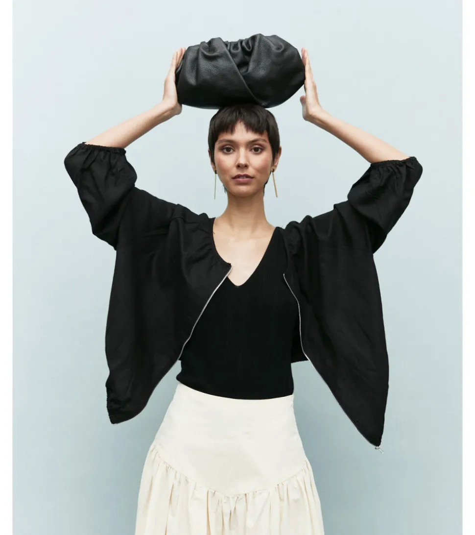 BOLSO CLUTCH PIEL