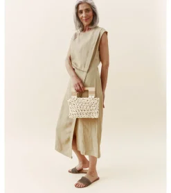 BOLSO DE MANO ASAS MADERA
