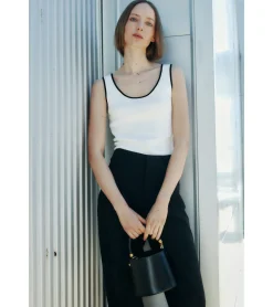 BOLSO PIEL CILINDRICO