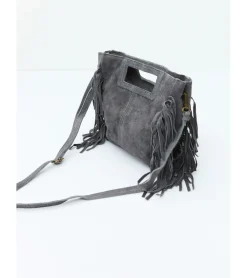 BOLSO PIEL FLECOS