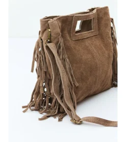 BOLSO PIEL FLECOS