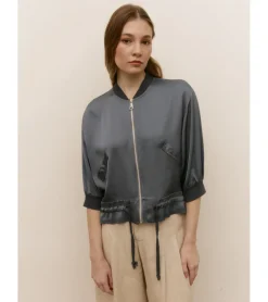 BOMBER SATINADA