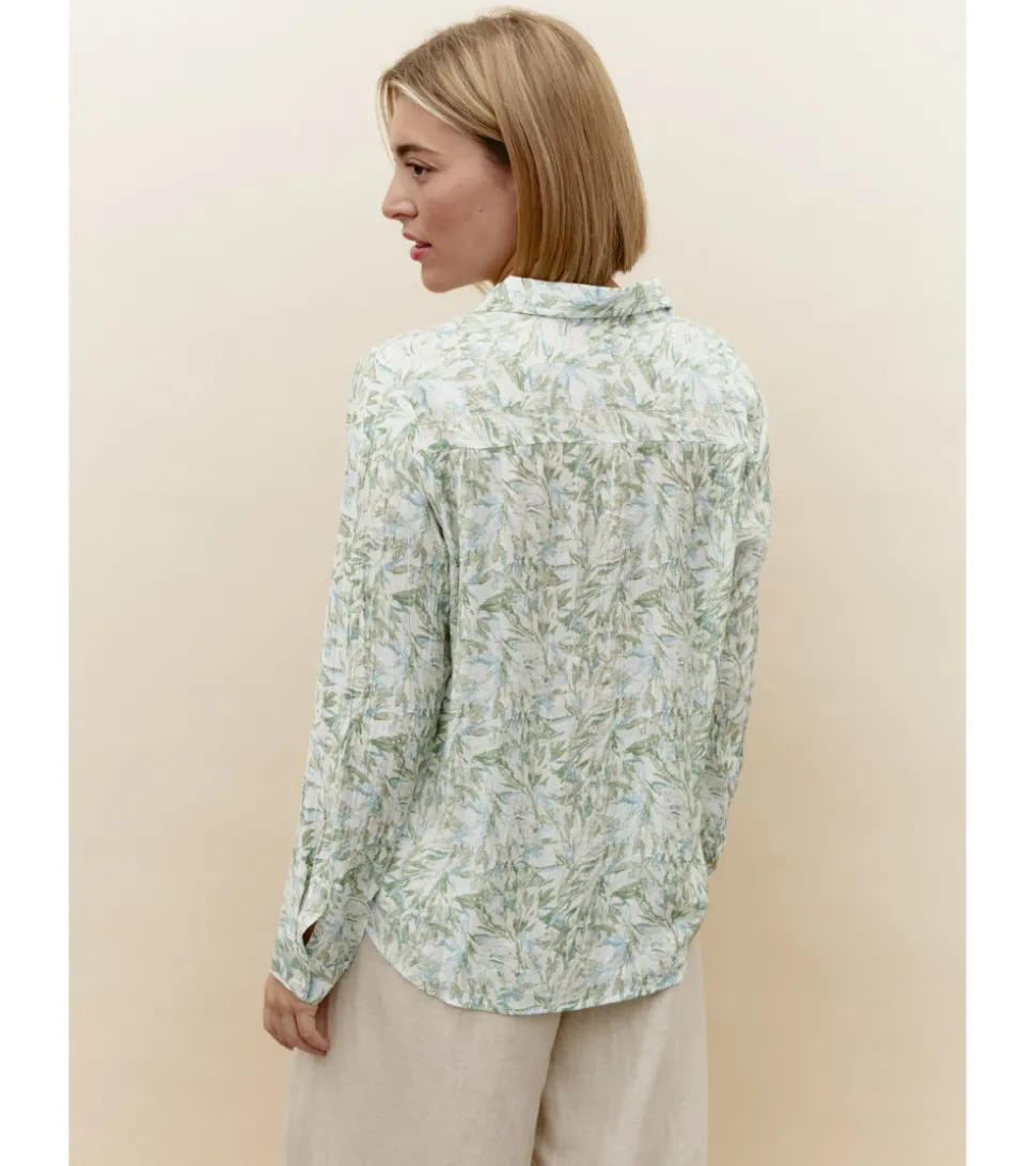 CAMISA ACUARELA HOJAS