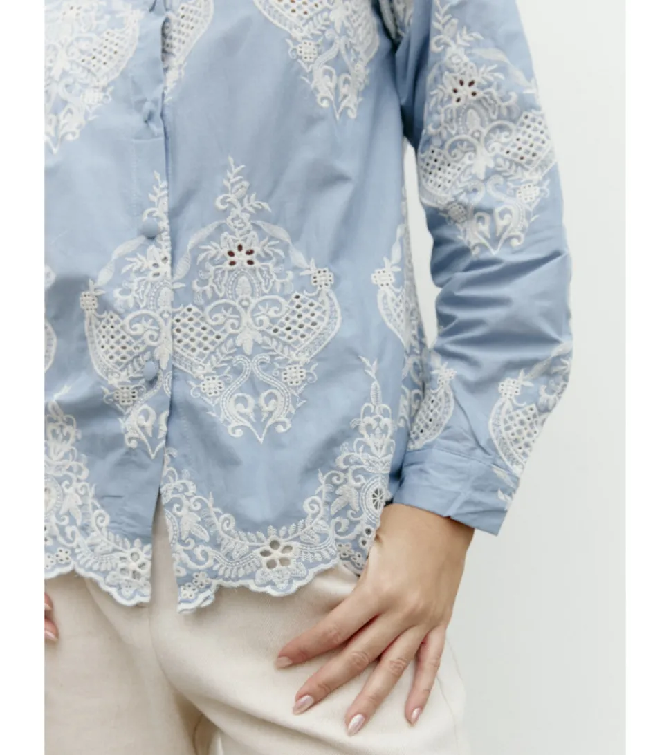 CAMISA ALGODÓN FLORES FLORES