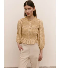 CAMISA CUADRO VICHY BOTONES