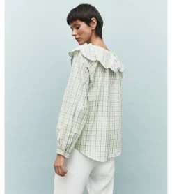 CAMISA CUELLO BOBO CUADROS