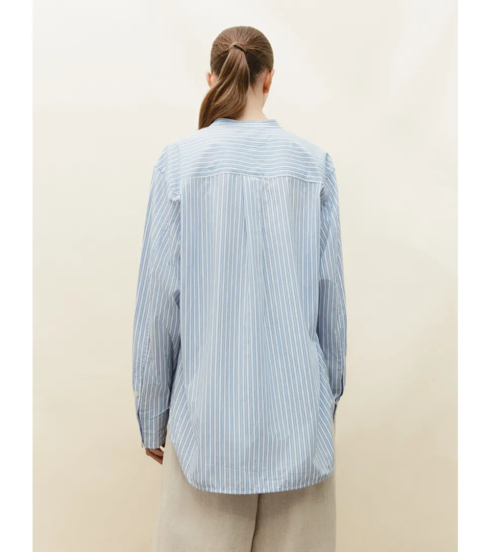CAMISA CUELLO MAO RAYAS
