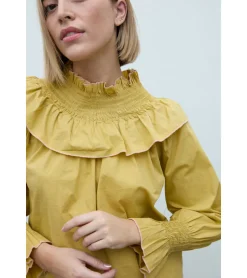 CAMISA CUELLO VOLANTE