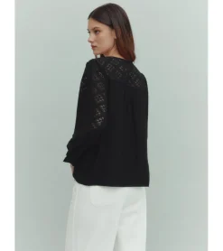 CAMISA DETALLE CROCHÉ