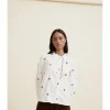 CAMISA FLORES BORDADAS