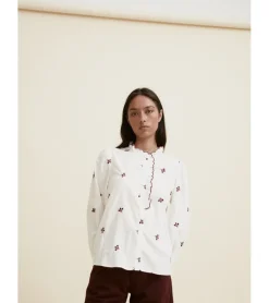 CAMISA FLORES BORDADAS