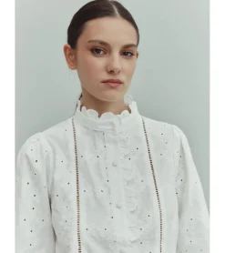 CAMISA FLORES BORDADAS