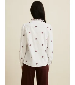 CAMISA FLORES BORDADAS