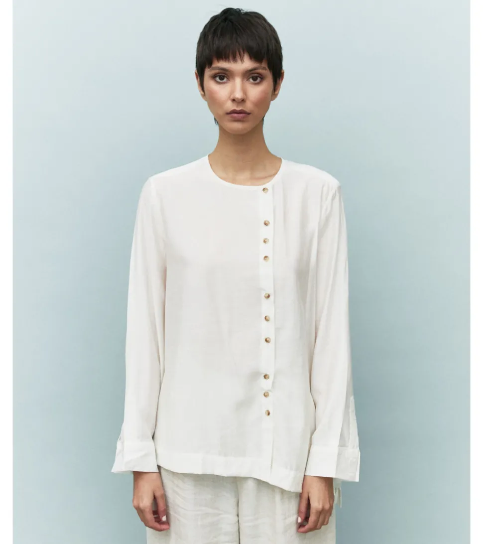 CAMISA FLUIDA BOTONES