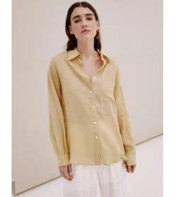 CAMISA LINO ABERTURAS ESPALDA