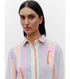 CAMISA MULTICOLOR PALMERAS