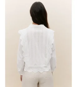 CAMISA PERFORADA VOLANTES