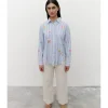 CAMISA RAYAS FLORES BORDADAS