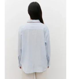 CAMISA RAYAS PALMERAS BORDADAS