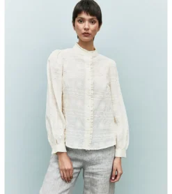 CAMISA ROMÁNTICA BORDADOS