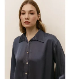 CAMISA SATINADA BOTONES