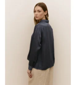 CAMISA SATINADA BOTONES