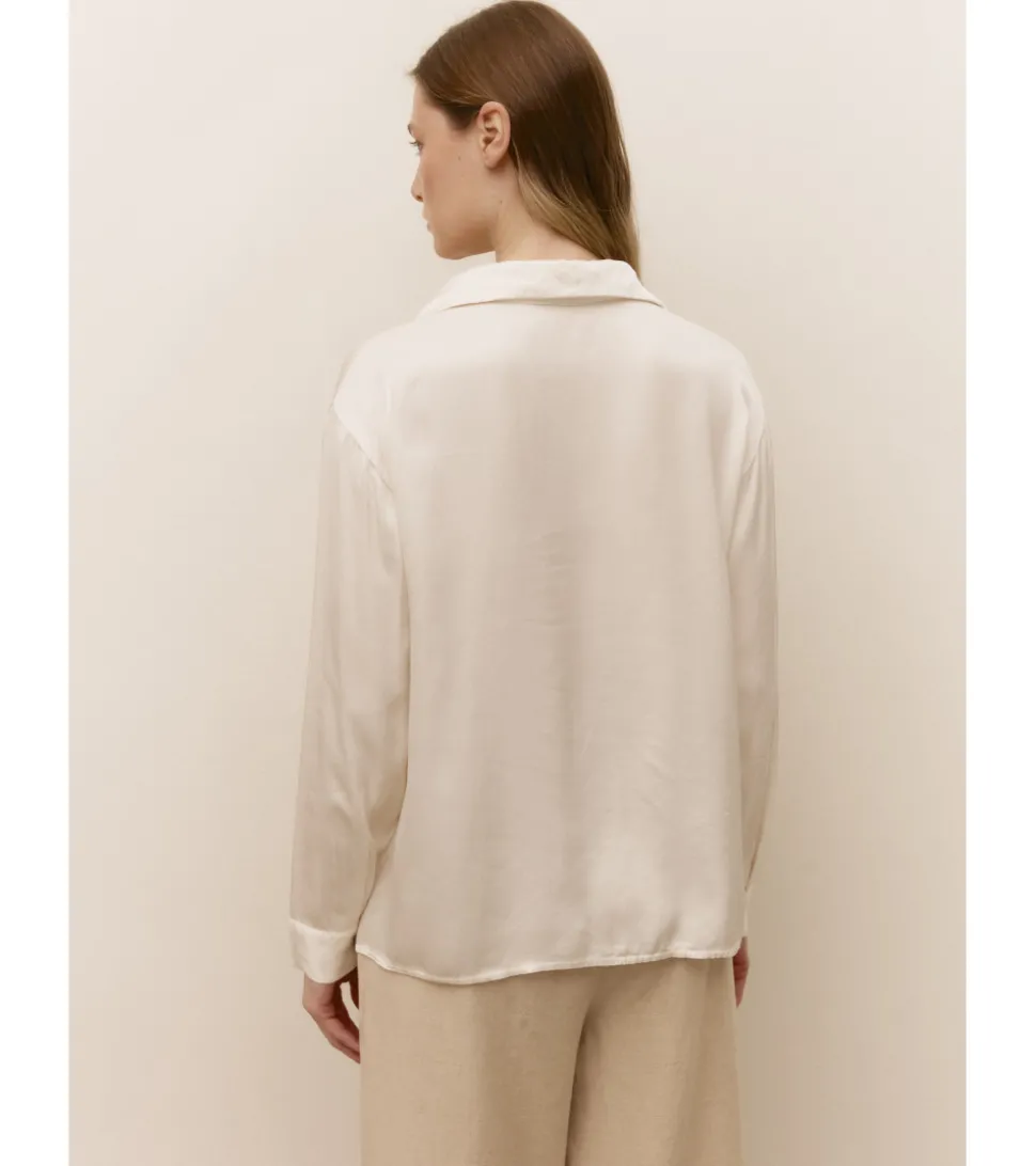 CAMISA SATINADA BOTONES